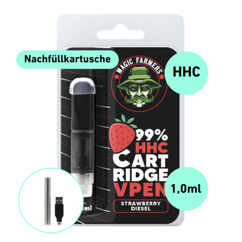 HHC Vape Strawberry Diesel 99% HHC 1,0ml