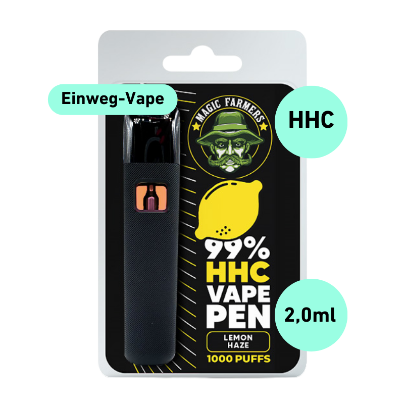 HHC Vape Lemon Haze 99% HHC Einweg Pen (1000 Züge) 2,0ml
